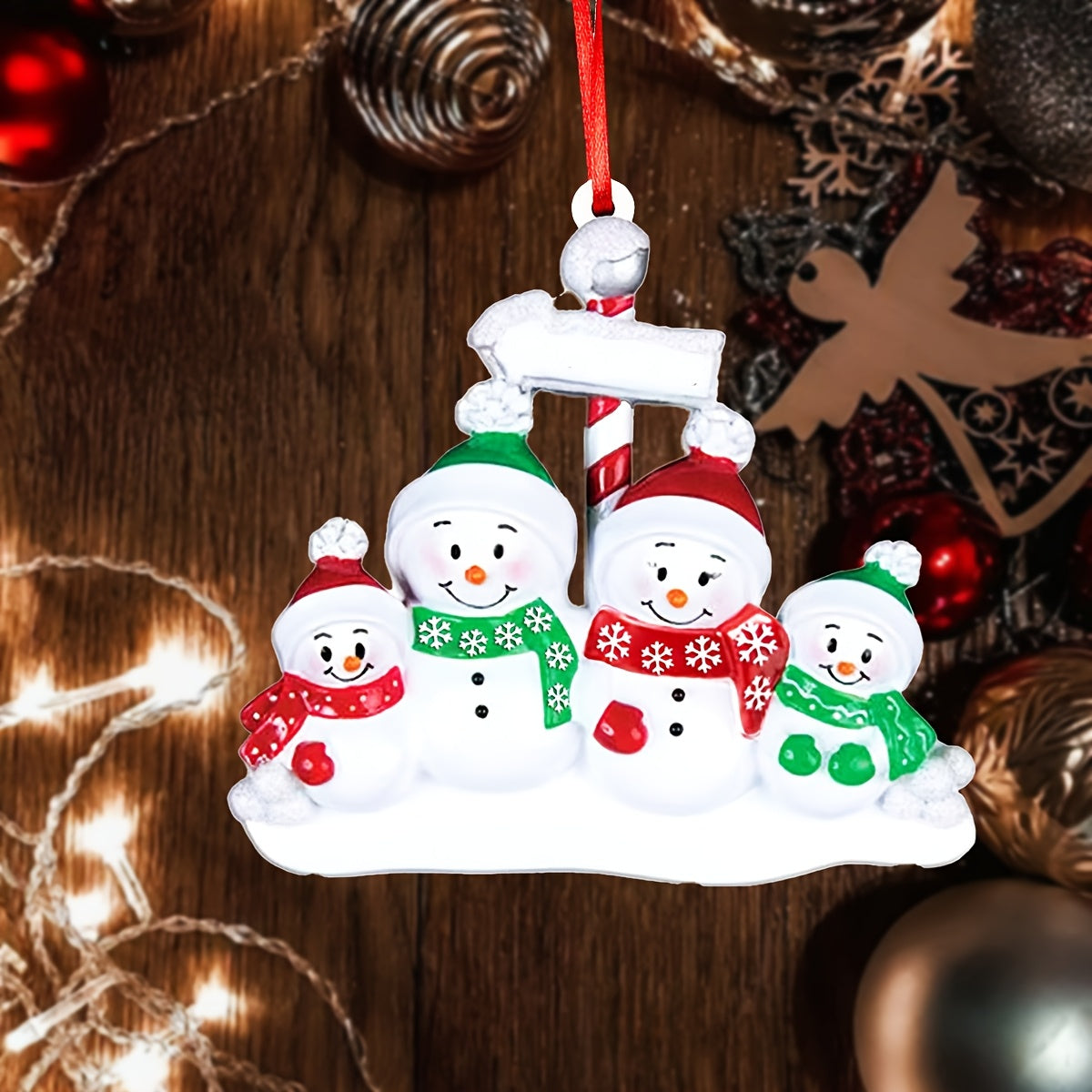 DIY Personalized custom pendant, resin material, family Christmas decoration pendant that can be customized with names/words