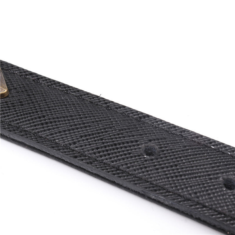 Factory Direct Sales, New Leather Pet Bronze Collar, Retro Dog Neck Ring