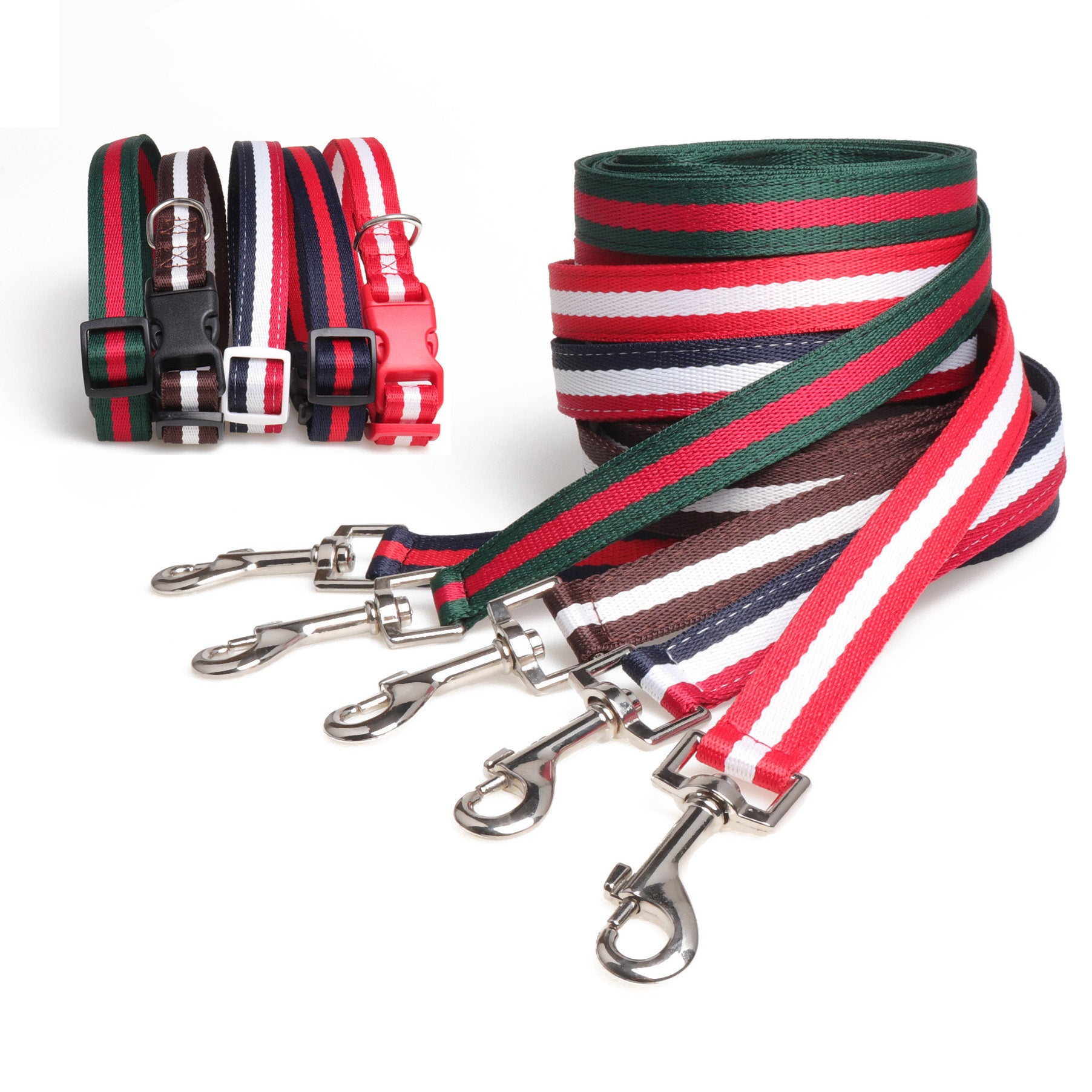 New Spot Medium and Large Dog Pet Collar, Nylon, Dog Leash, Factory Direct Sales