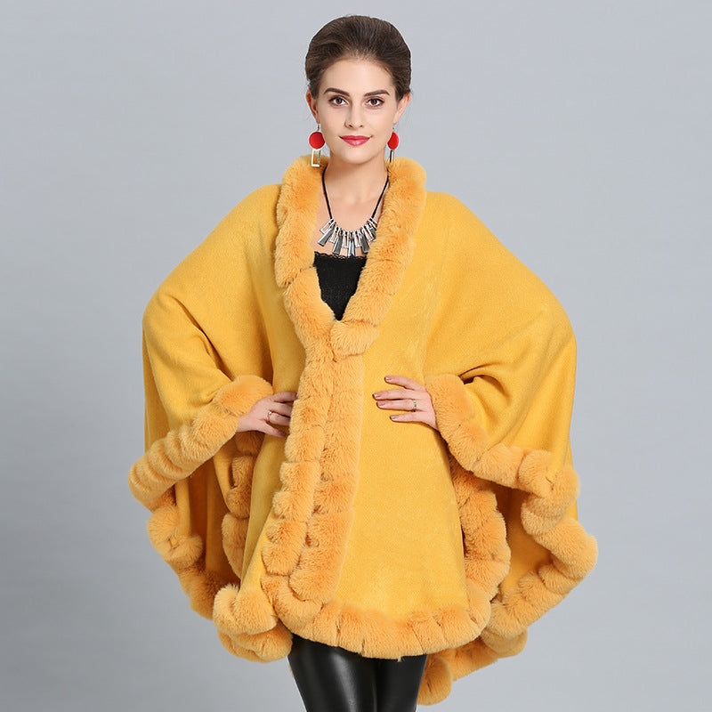 Autumn and winter new scarf shawl cape shawl large size knitted shawl cape 1388