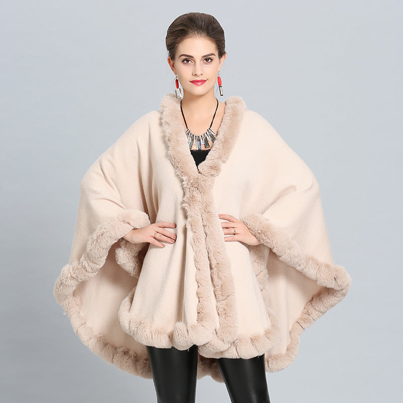 Autumn and winter new scarf shawl cape shawl large size knitted shawl cape 1388