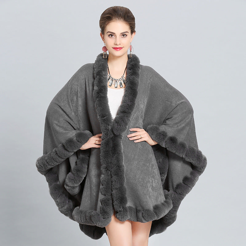 Autumn and winter new scarf shawl cape shawl large size knitted shawl cape 1388