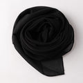 Monochrome pearl chiffon square scarf middle east headscarf gauze malay headscarf hijab