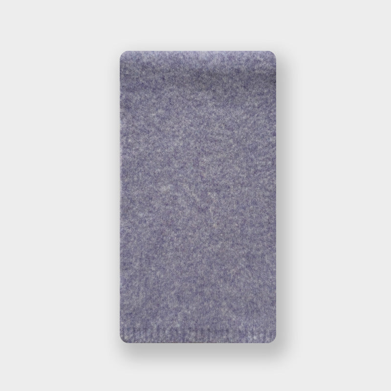 35% wool clip flower solid color knitted scarf women's winter Korean girl atmosphere soft wool scarf