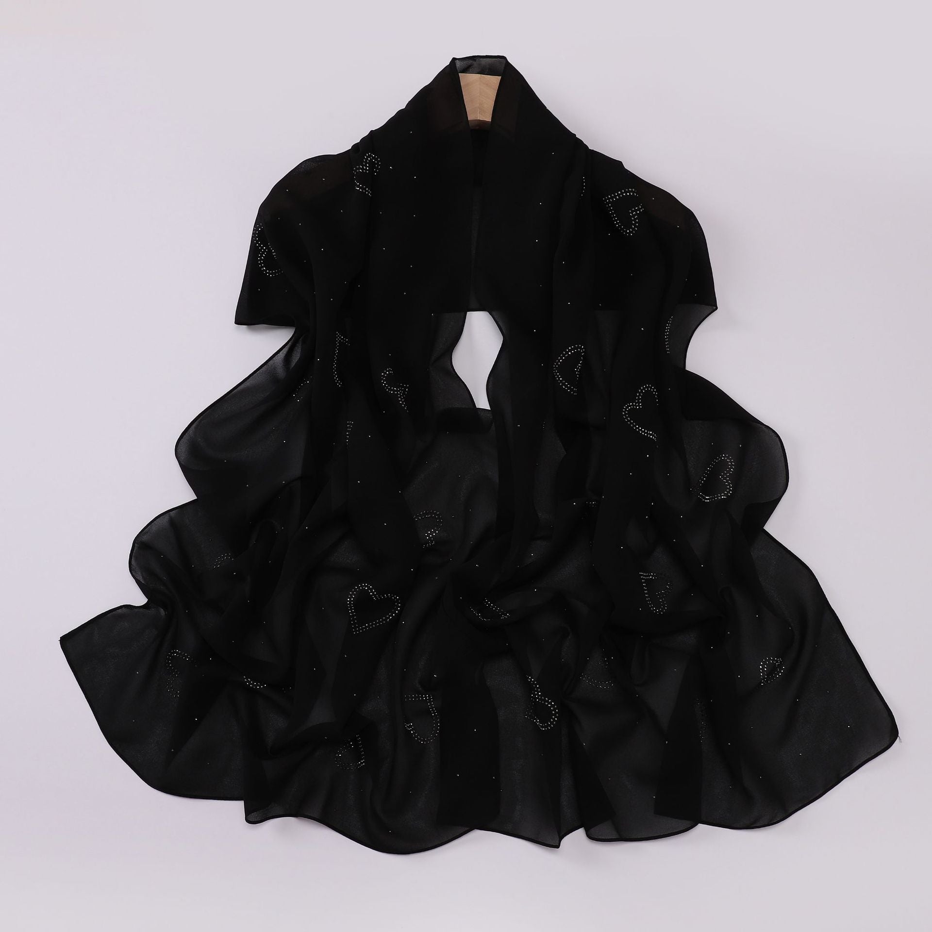 New chiffon high quality love star hot diamond Hijab South East Asia headscarf