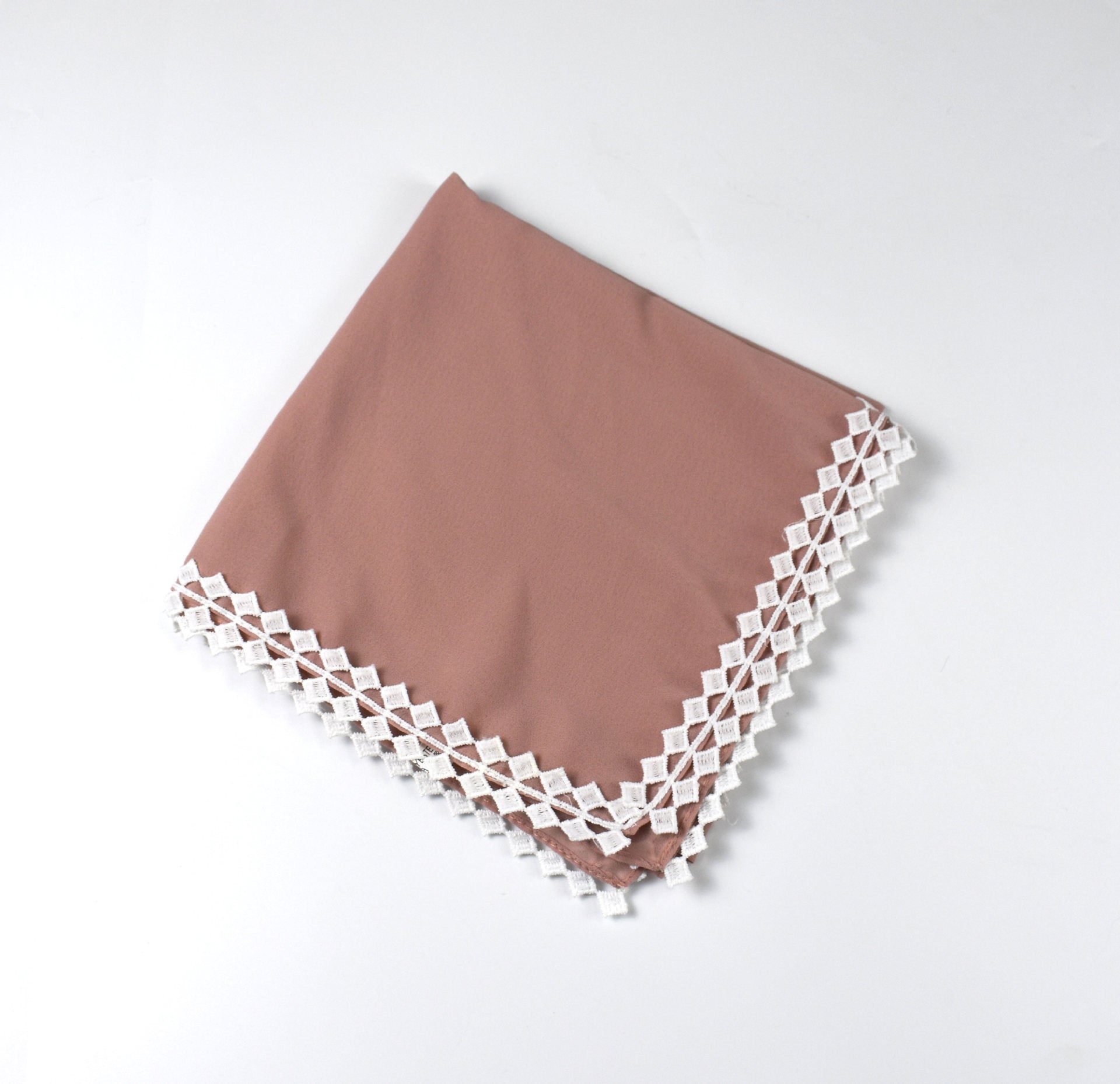 New pearl chiffon lace square scarf middle east headscarf malaysia headscarf hijab