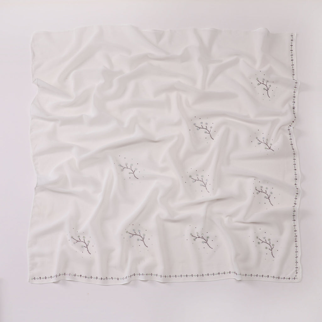 Kuaishou new pearl chiffon, high quality Middle Eastern diamond, hot diamond square towel bag yarn towel