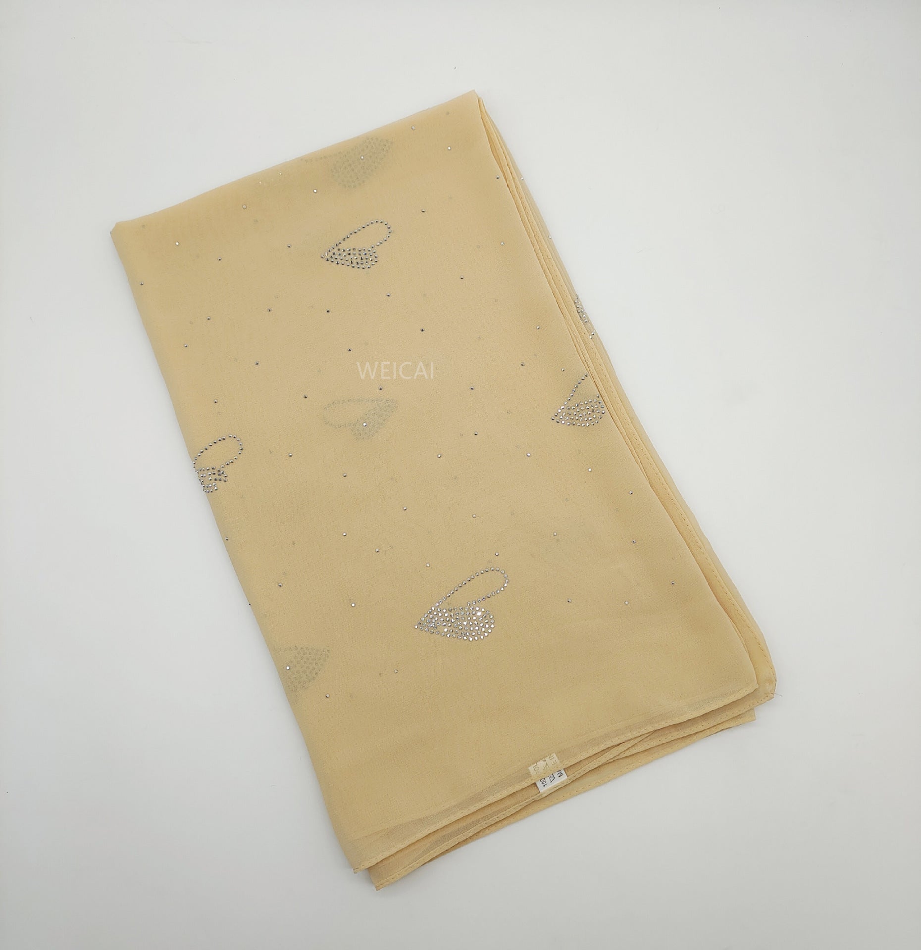 New solid color pearl chiffon scarf hot diamond scarf  scarf Middle East Malaysia headscarf