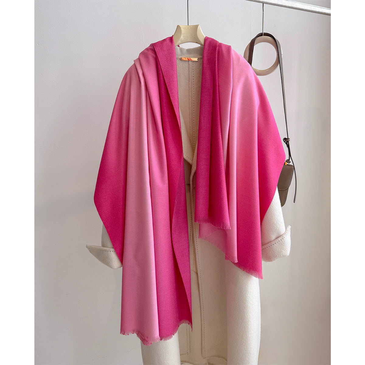 2025 Autumn New Imitation Cashmere Gradient Color Women's Scarf Fashion Scarf Shawl