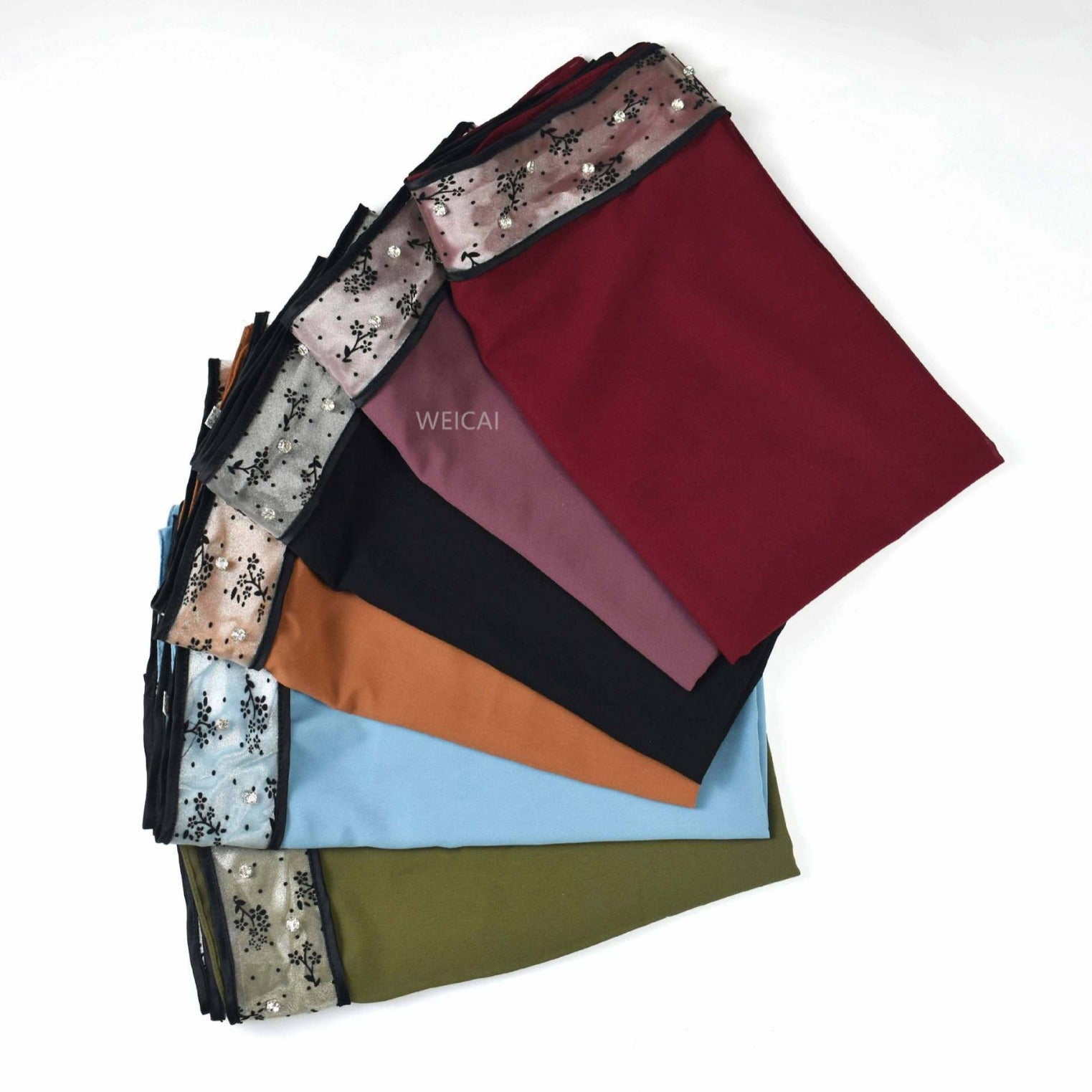 New pearl chiffon lace fixed diamond scarf  scarf Malay headscarf Middle East Africa hijab