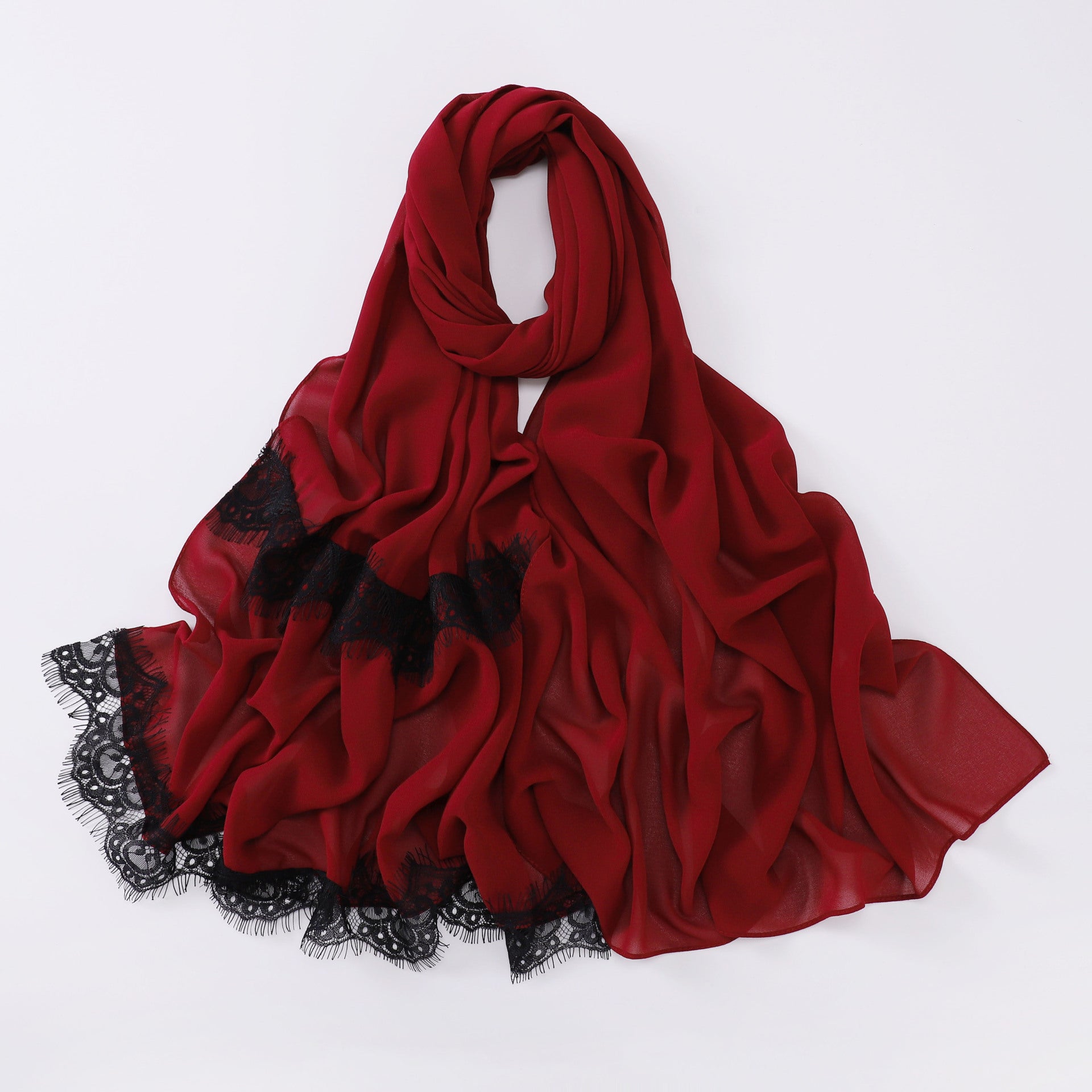 New chiffon eyelash lace scarf  scarf Middle East and Africa headscarf