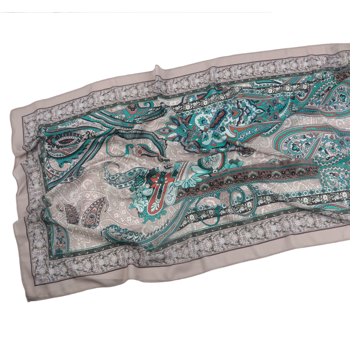 Malaysian Printed Chiffon Scarf Bohemian Fashion Simple Spring and Summer Sunscreen Scarf Shawl