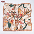 New retro flower 90 satin women's decorative large square scarf scarf headscarf