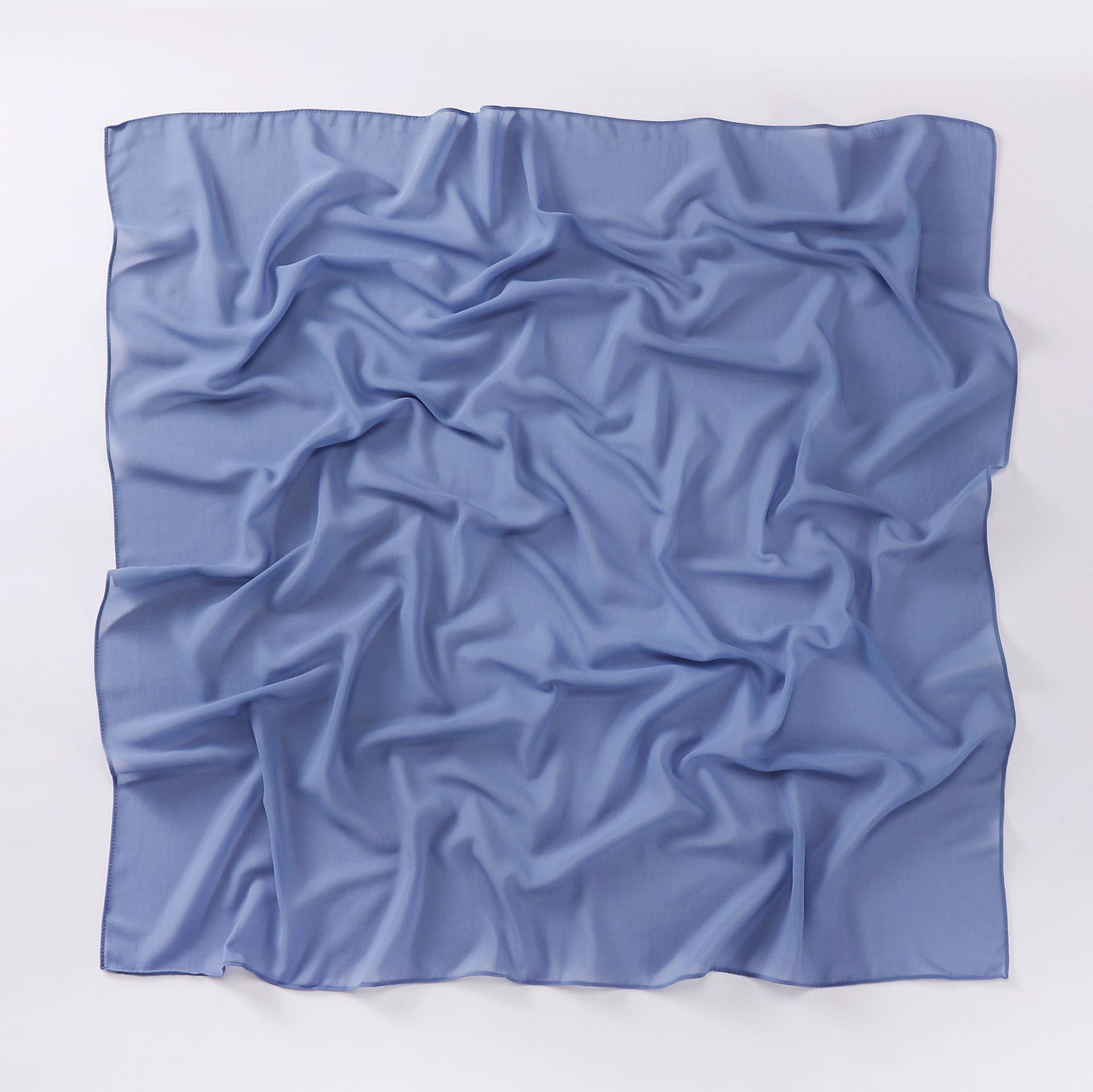 Monochrome pearl chiffon square scarf middle east headscarf gauze malay headscarf hijab