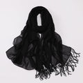 New Pearl Chiffon Headscarf Crystal Tassel Middle East and Africa Headscarf