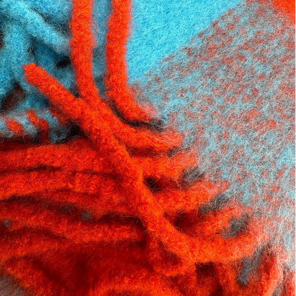 Korean designer model contains 20 wool retro large plaid scarf women's autumn and winter warm soft waxy atmosphere scarf