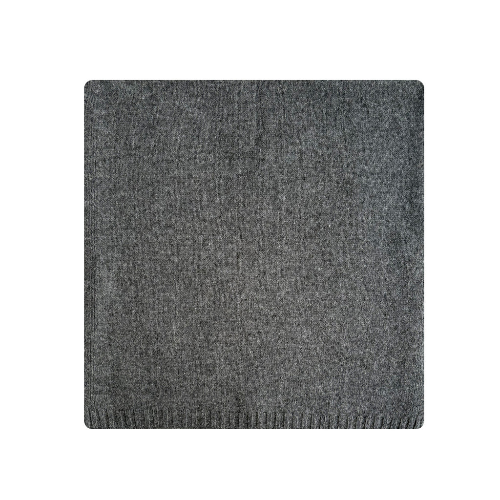 Selected 100% wool solid color old money wind pure wool scarf women's winter Korean bai with knitted shawl