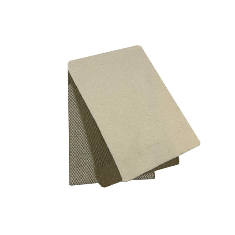 Korean designer has the same niche splicing, changing needle color matching, knitted scarf, women's autumn and winter warm wool small scarf