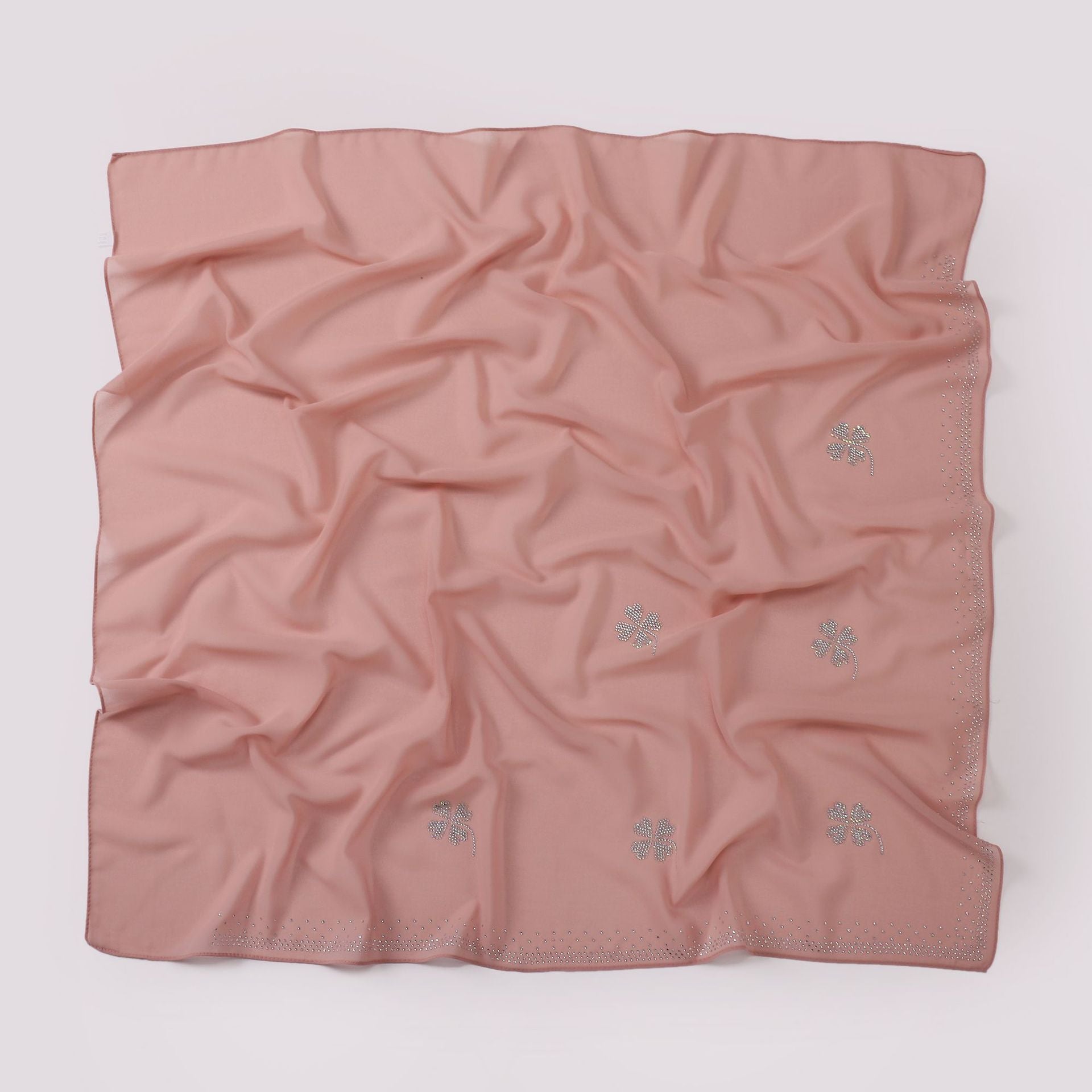New hot diamond pearl chiffon square scarf  scarf 90 * 90 cm scarf hijab