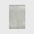 30% wool blended twist knitted scarf for women to increase the warmth of Korean in winter, retro twisted scarf
