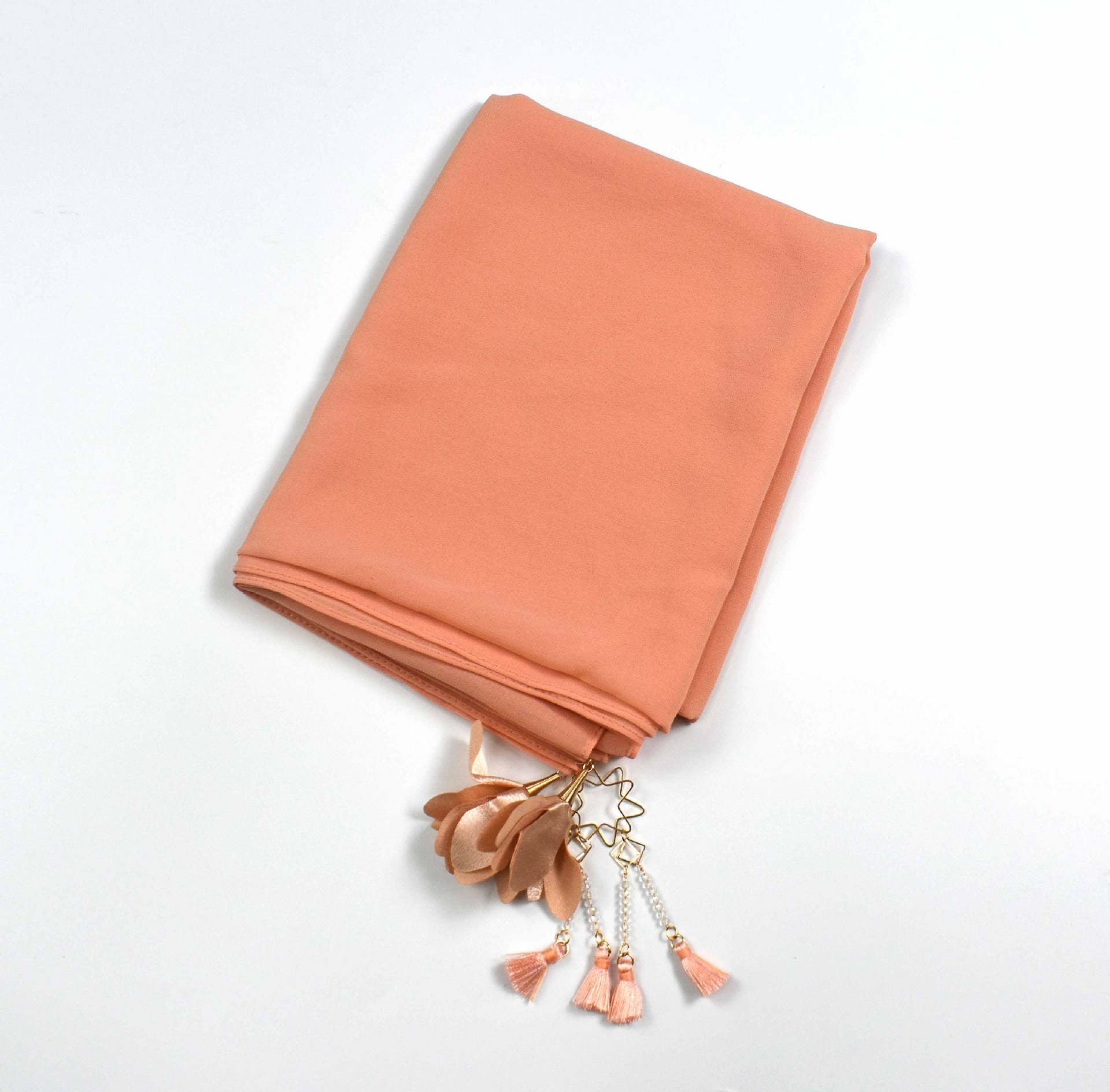 Chiffon Flower scarf women's Shawls Malaysian headscarf Middle East Africa headscarf