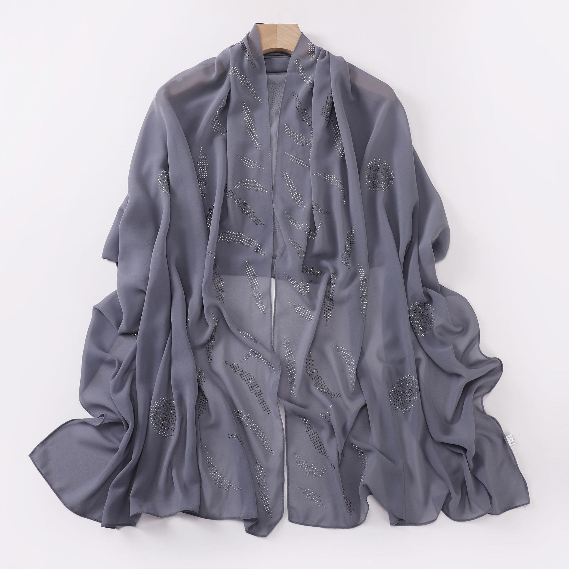 New pearl chiffon boutique hot diamond  scarf Middle East and Africa headscarf hijab