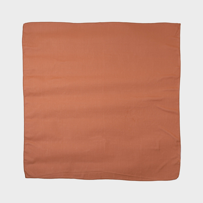 Customized pearl chiffon square scarf, long scarf, headscarf can be sprinkled with gold, hot diamond beads, fixed diamonds, crumpled embossed lace