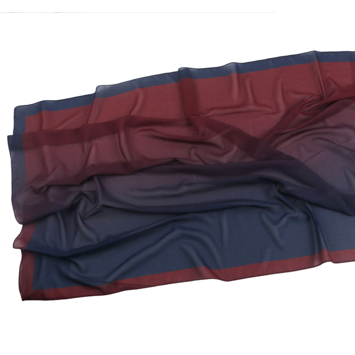 Malaysian Printed Chiffon Scarf Bohemian Fashion Simple Spring and Summer Sunscreen Scarf Shawl