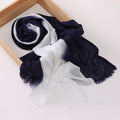 New Two-color Spliced Modal Cotton Head Scarf, Casual Women's Scarf