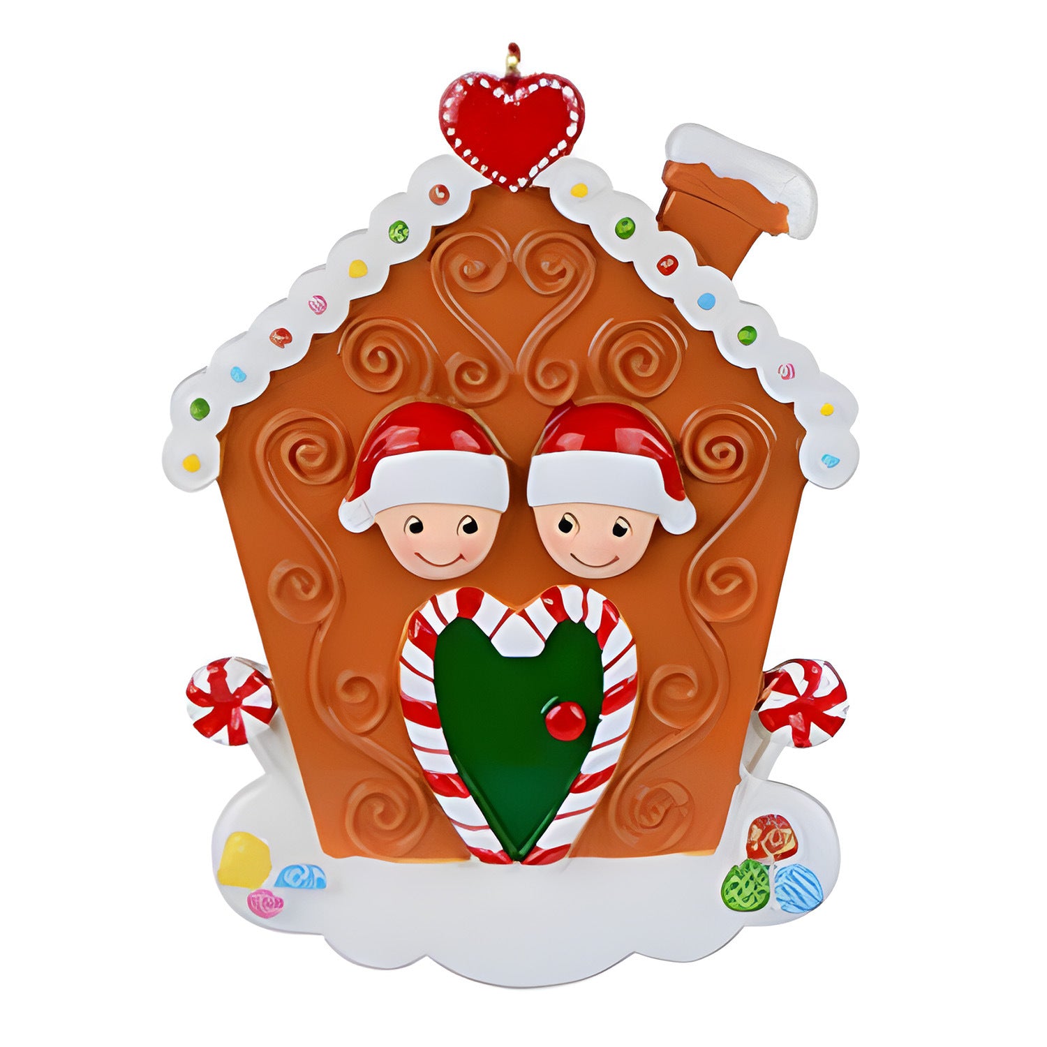 2025 Creative House Little Friend Smoke Tube Christmas DIY Resin Christmas Pendant Ornament Pendant