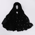 New pearl chiffon single head diamond scarf Middle East and Africa headscarf hijab