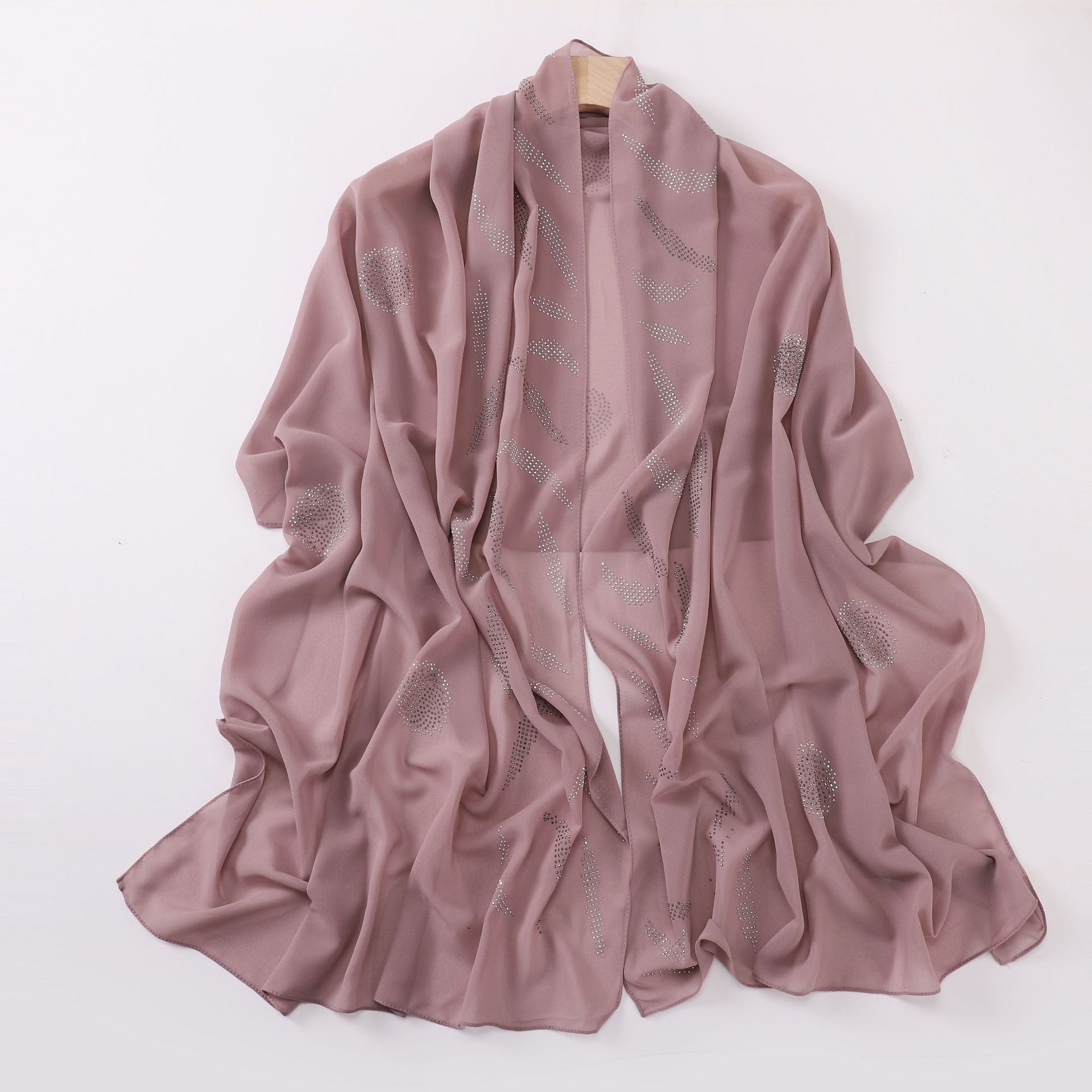 New pearl chiffon boutique hot diamond  scarf Middle East and Africa headscarf hijab