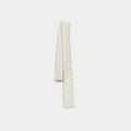 Wear a solid-color wool-blended thin and narrow long scarf for women's autumn and winter concave shape Spice Girl knitted small scarf