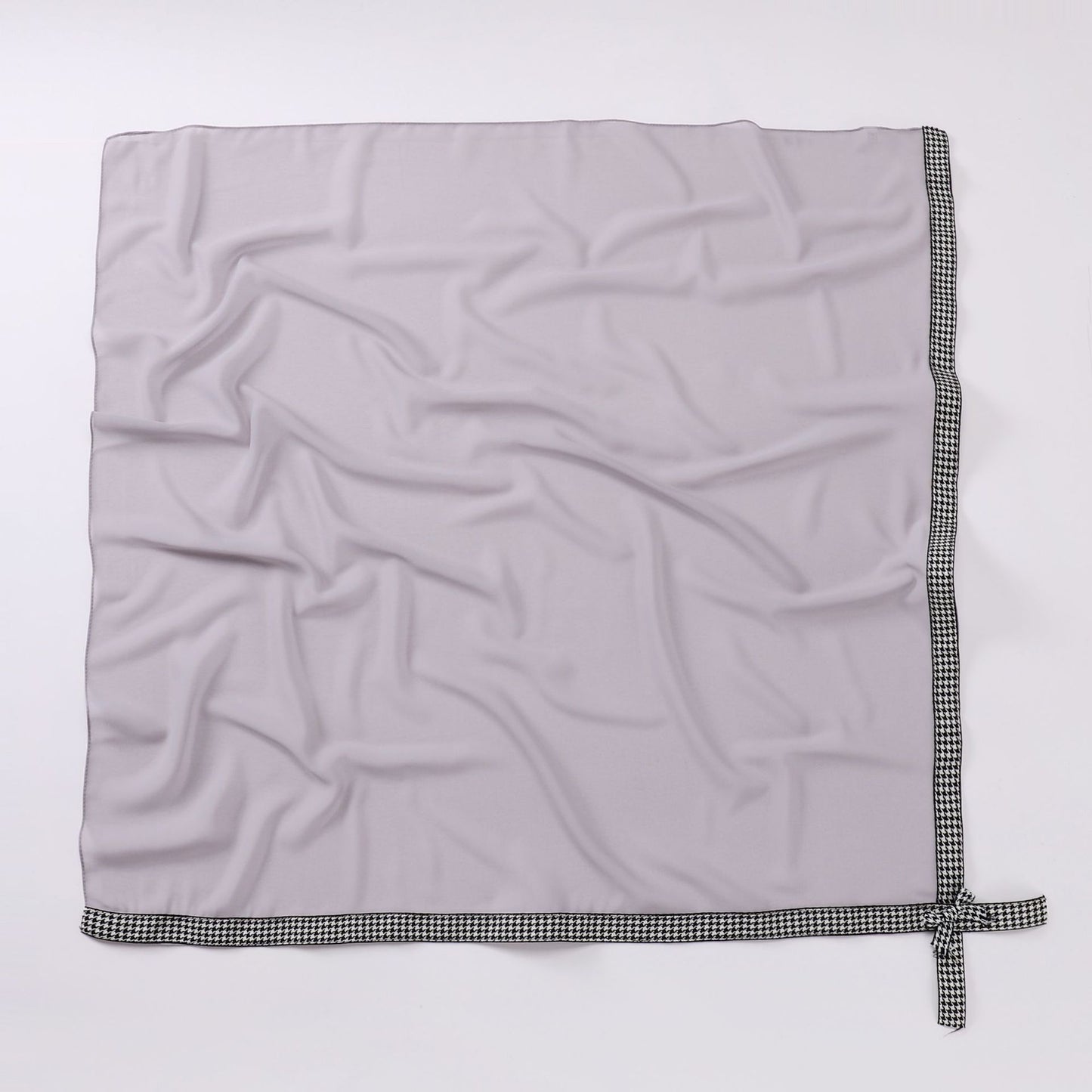 Ribbon bow pearl chiffon square scarf 90 * 90cm yarn sweet headscarf