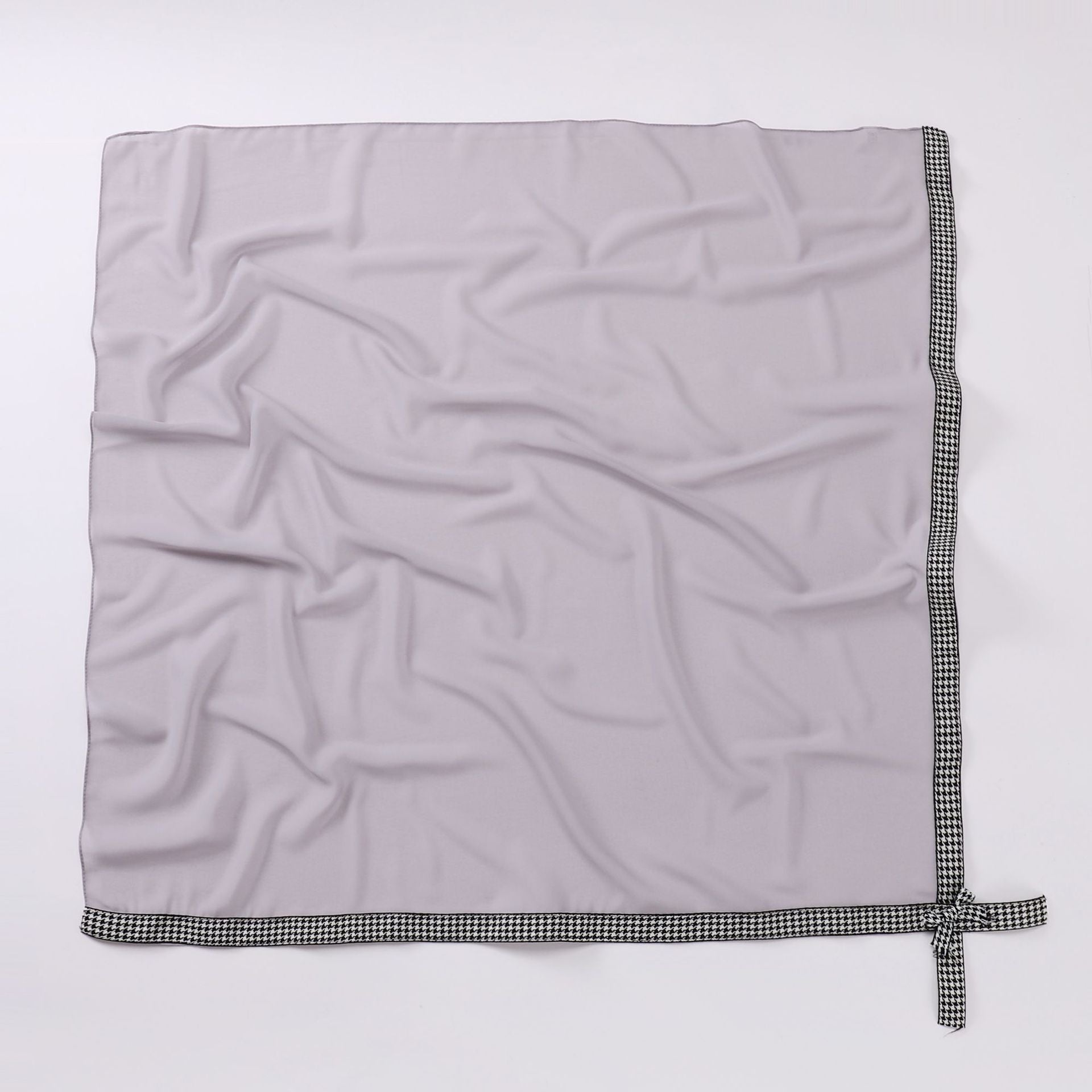 Ribbon bow pearl chiffon square scarf 90 * 90cm yarn sweet headscarf