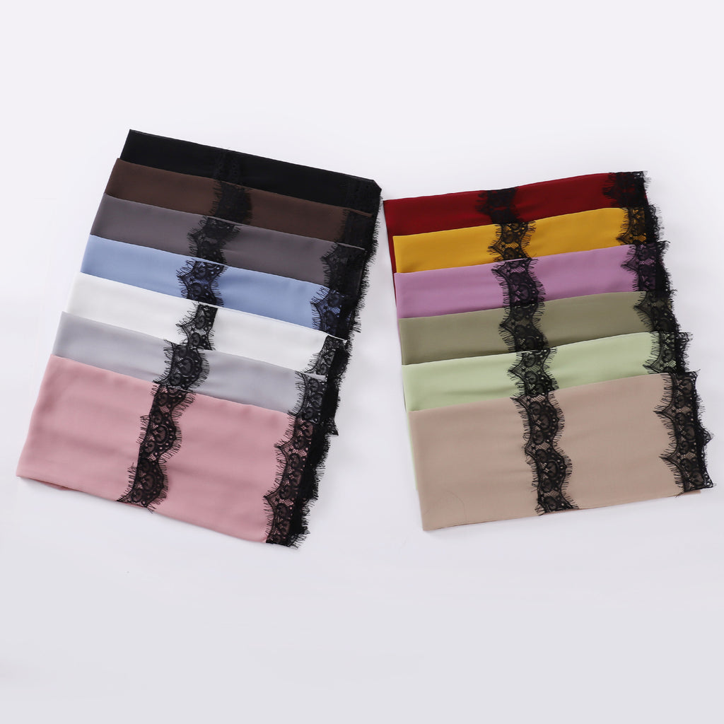 New chiffon eyelash lace scarf  scarf Middle East and Africa headscarf