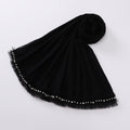 New pearl chiffon pleated lace spiked scarf yarn Middle East Africa headscarf