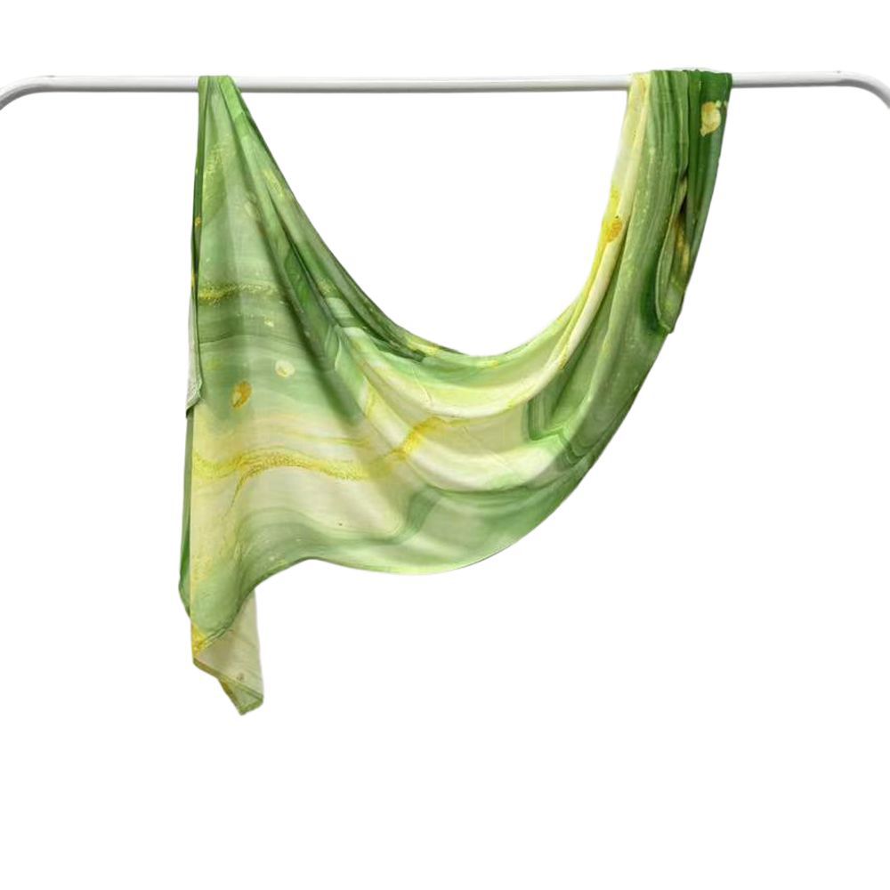 Modal cotton Jersey headscarf marble pattern digital print scarf ethnic Muslim shawl headscarf