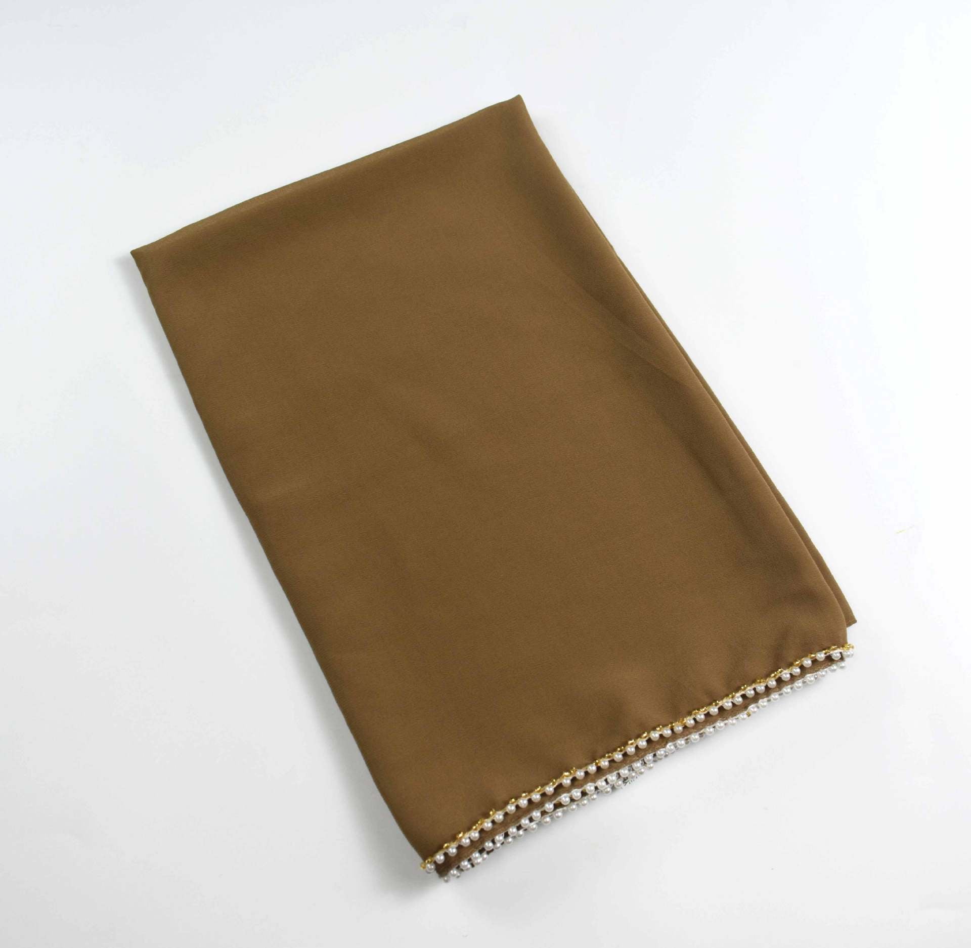 New pearl chiffon beaded scarf Malaysia headscarf Middle East Africa hijab