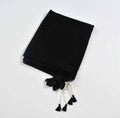 Monochrome pearl chiffon flower scarf  Malaysian headscarf Middle East Africa hijab