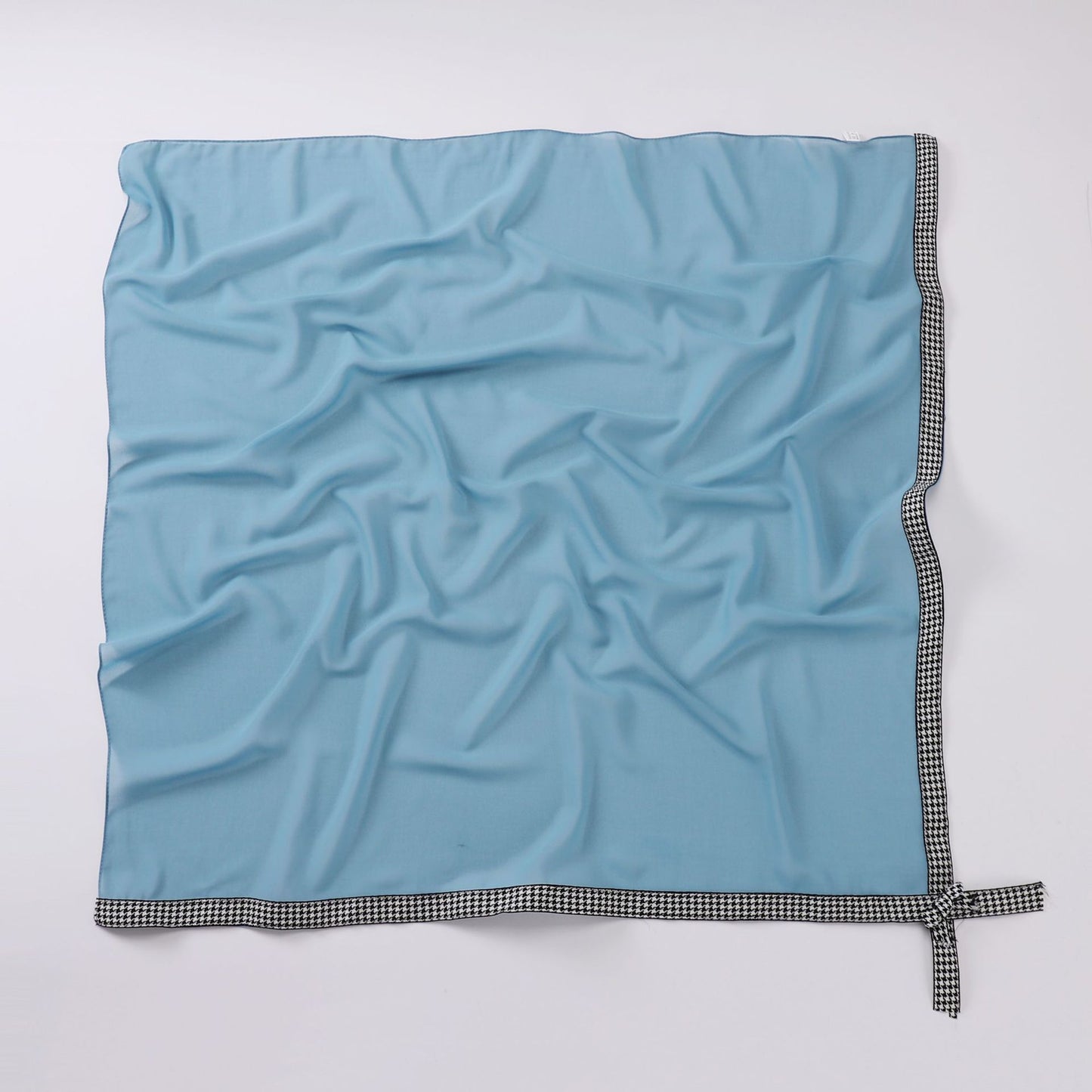 Ribbon bow pearl chiffon square scarf 90 * 90cm yarn sweet headscarf