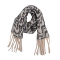 Europe, America autumn and winter circle yarn imitation mohair water ripple jacquard scarf