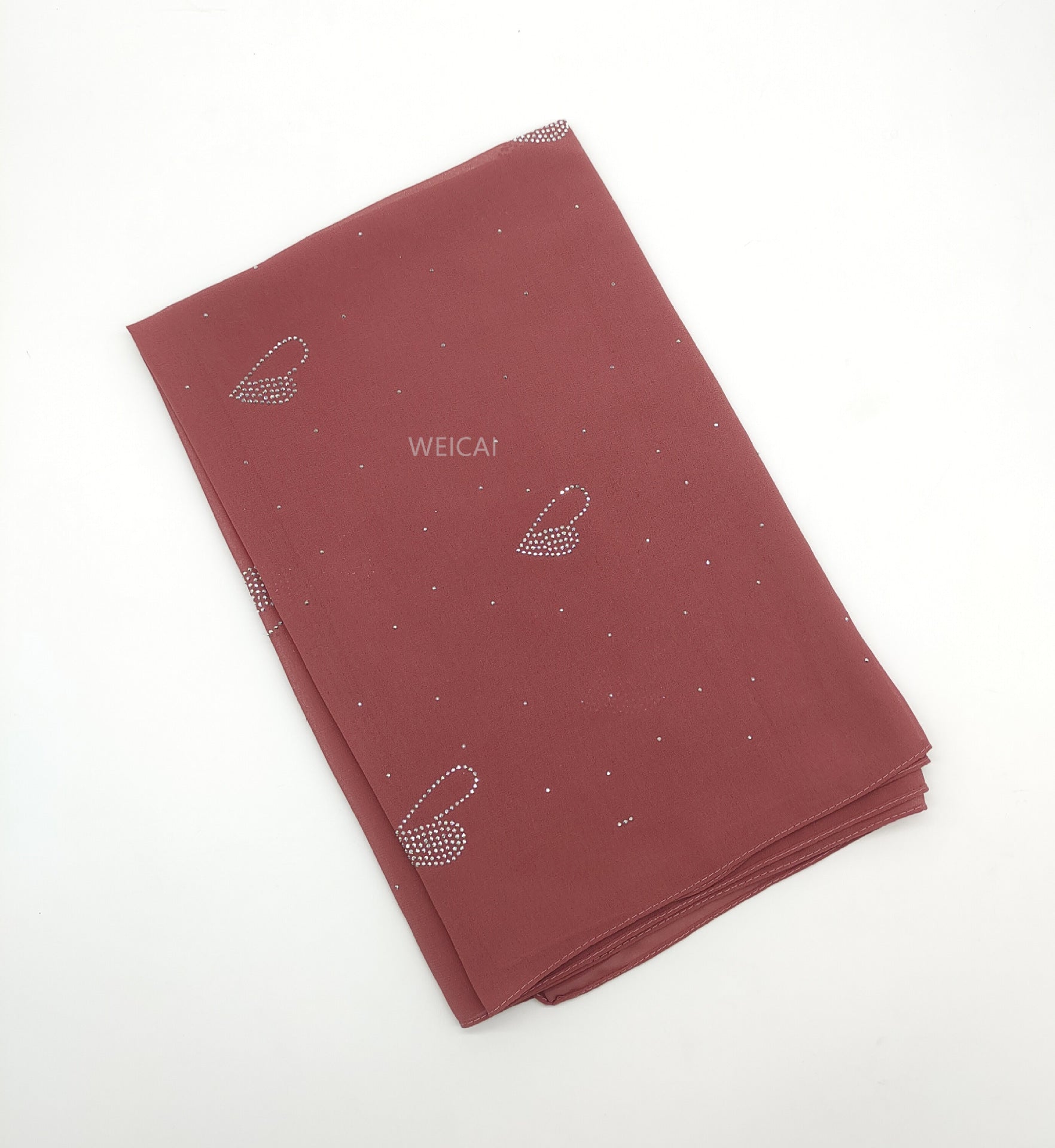 New solid color pearl chiffon scarf hot diamond scarf  scarf Middle East Malaysia headscarf