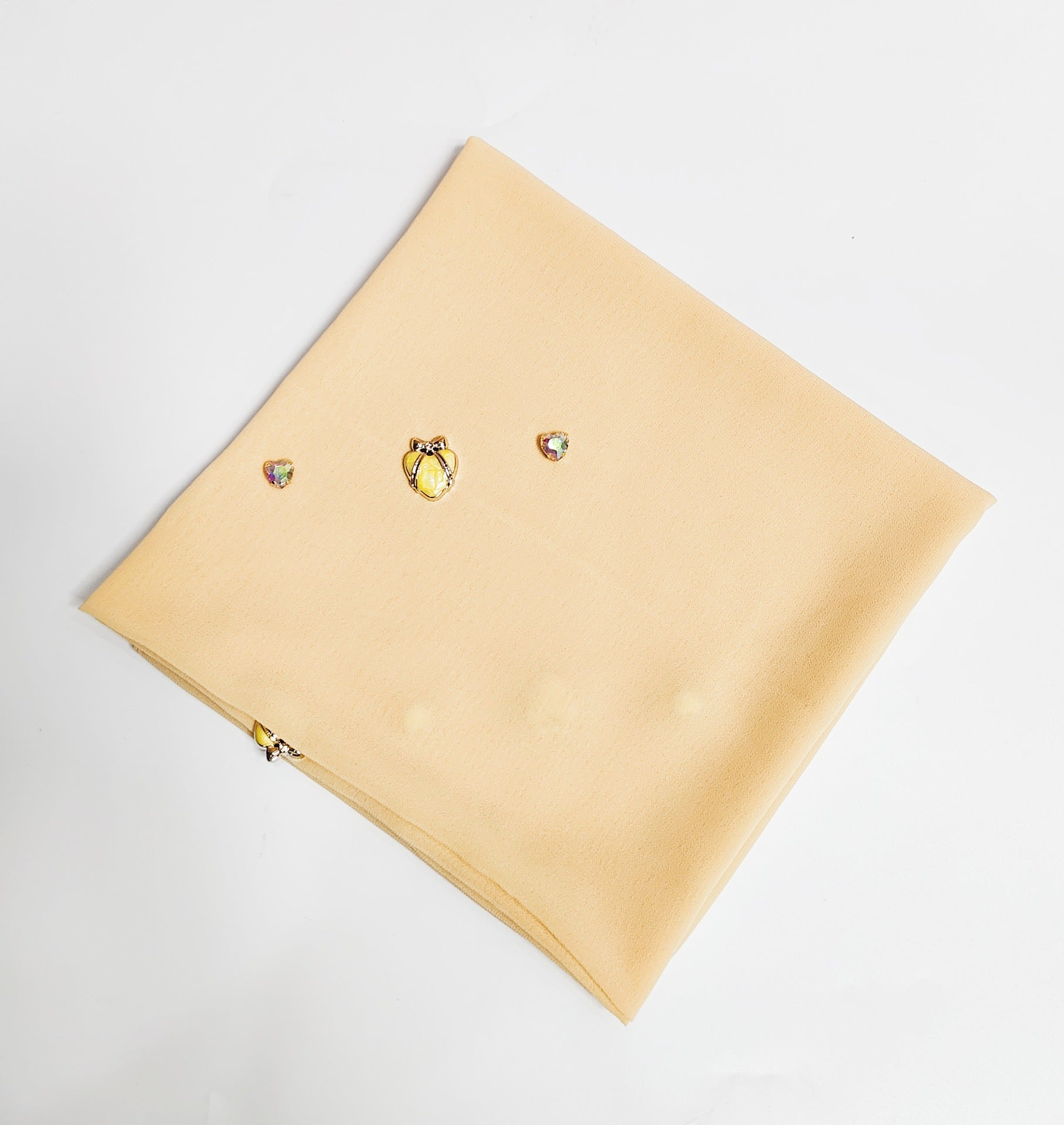 New pearl chiffon 90CM square scarf Malaysia Muslim Headscarf Hijab Bubble chiffon