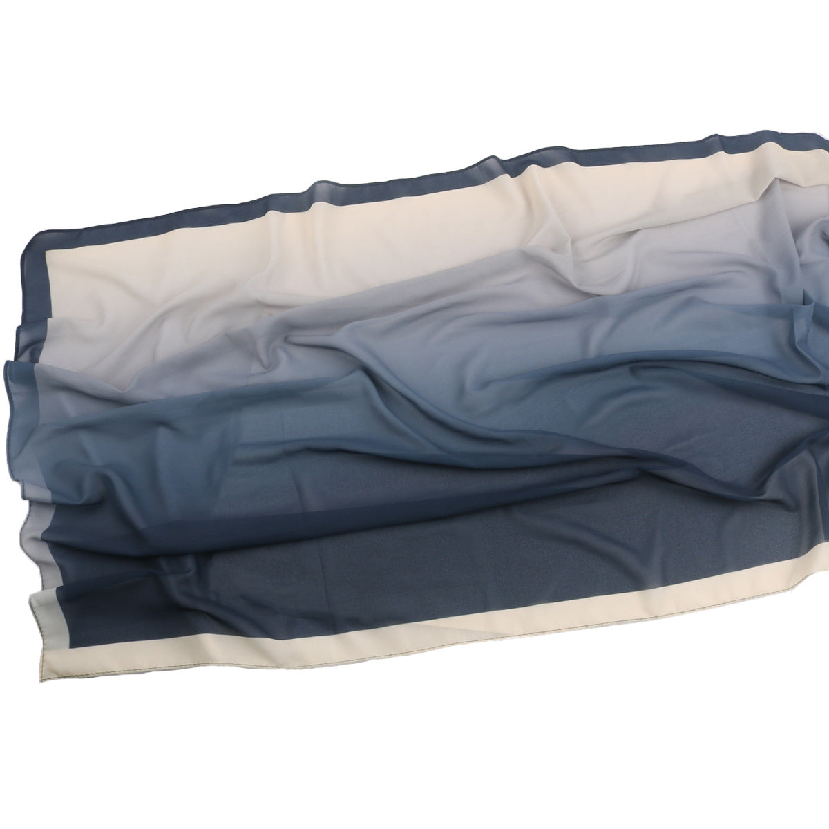 Malaysian Printed Chiffon Scarf Bohemian Fashion Simple Spring and Summer Sunscreen Scarf Shawl