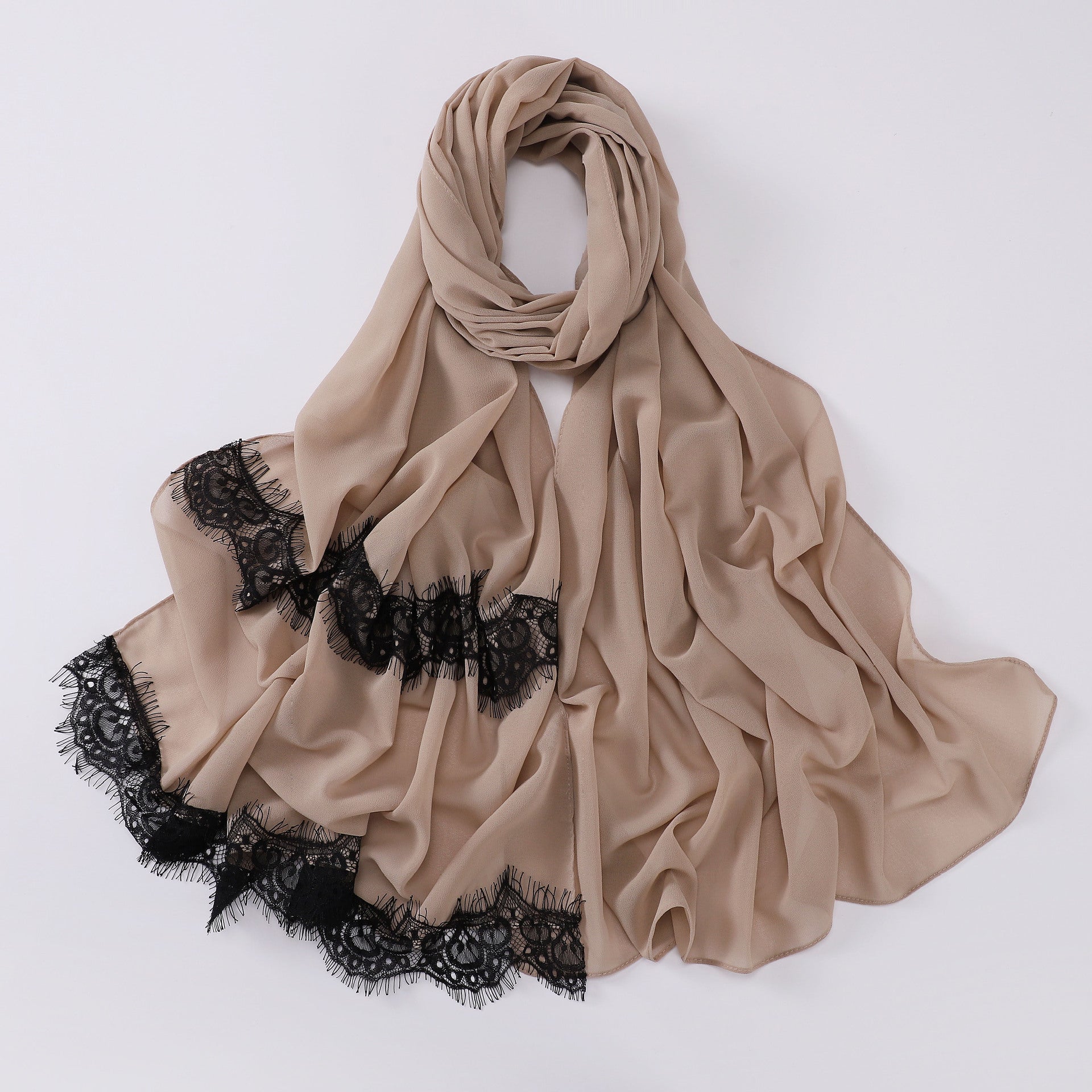 New chiffon eyelash lace scarf  scarf Middle East and Africa headscarf