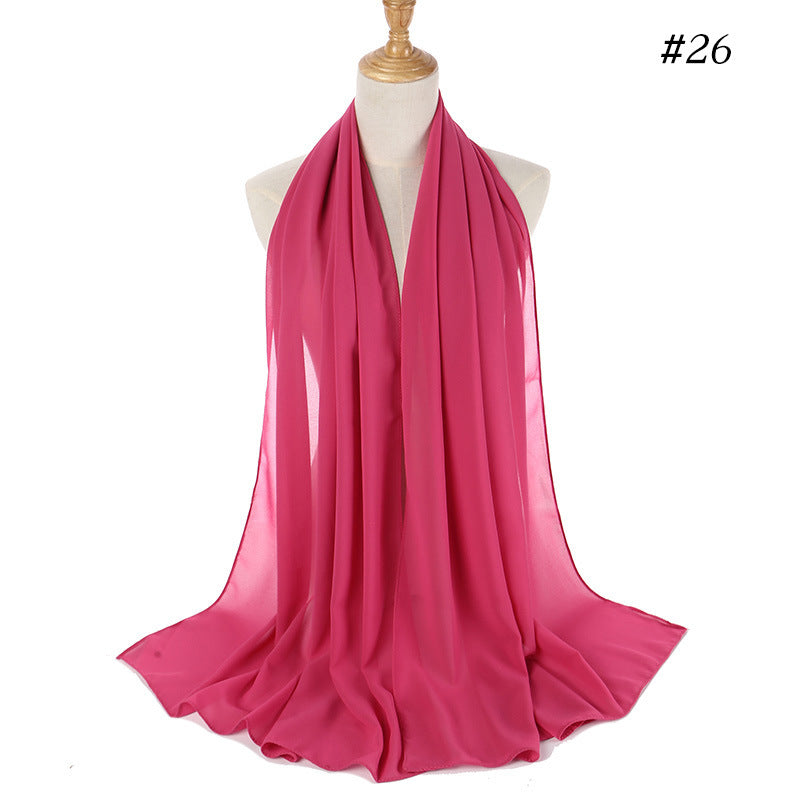 Malaysian gauze, pearl chiffon bubble silk scarf, headscarf, ethnic headscarf