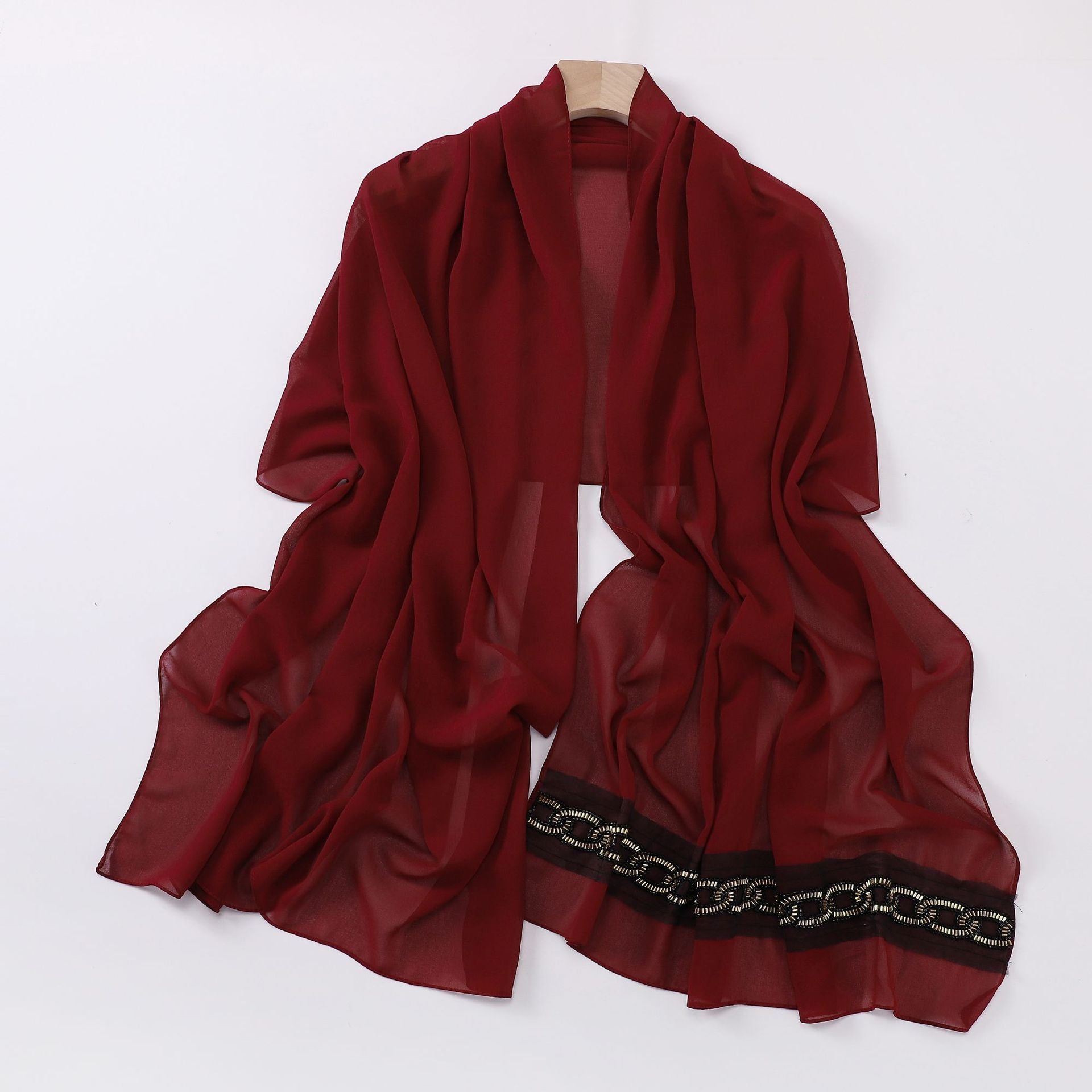 New chiffon bead lace scarf  scarf Middle East and Africa headscarf