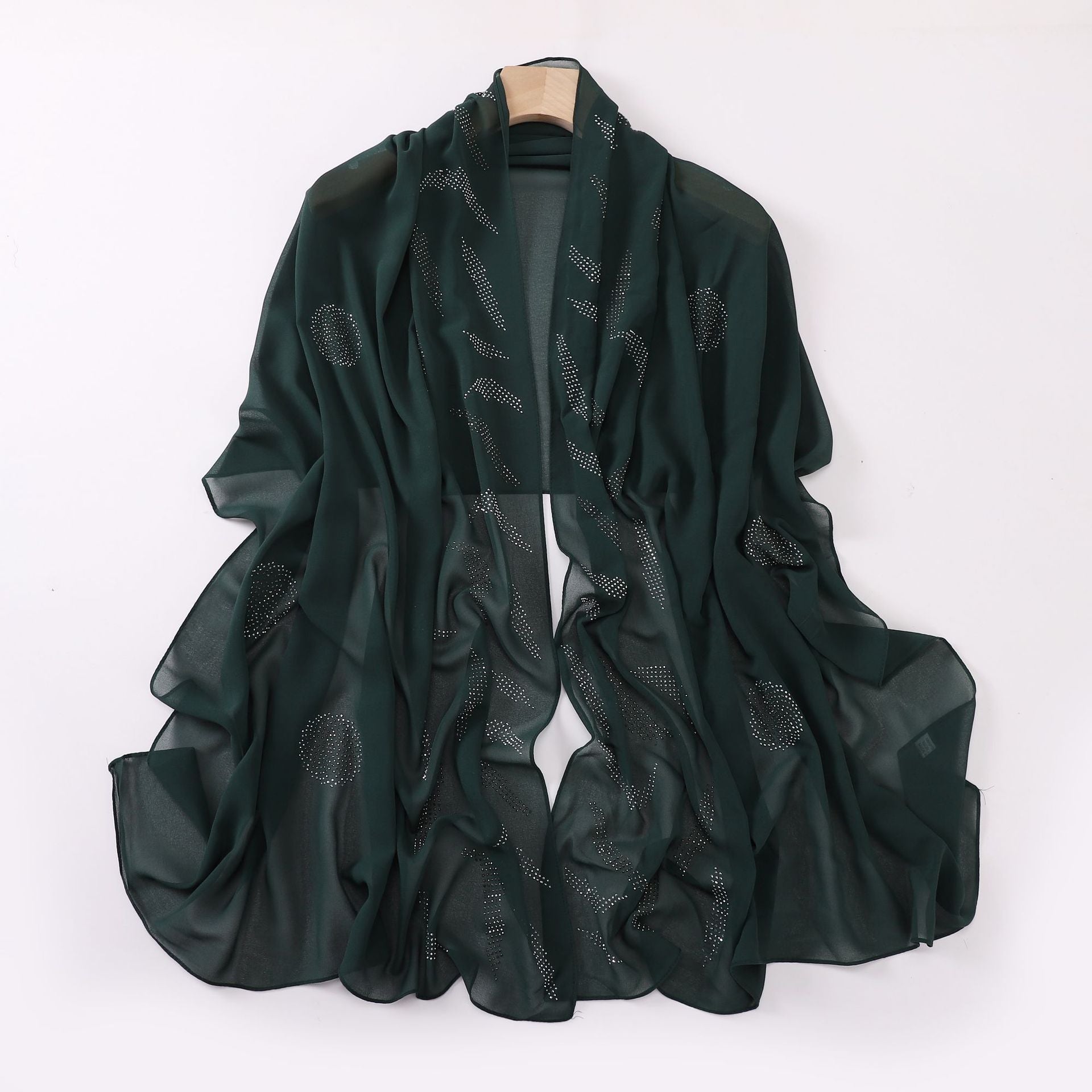 New pearl chiffon boutique hot diamond  scarf Middle East and Africa headscarf hijab