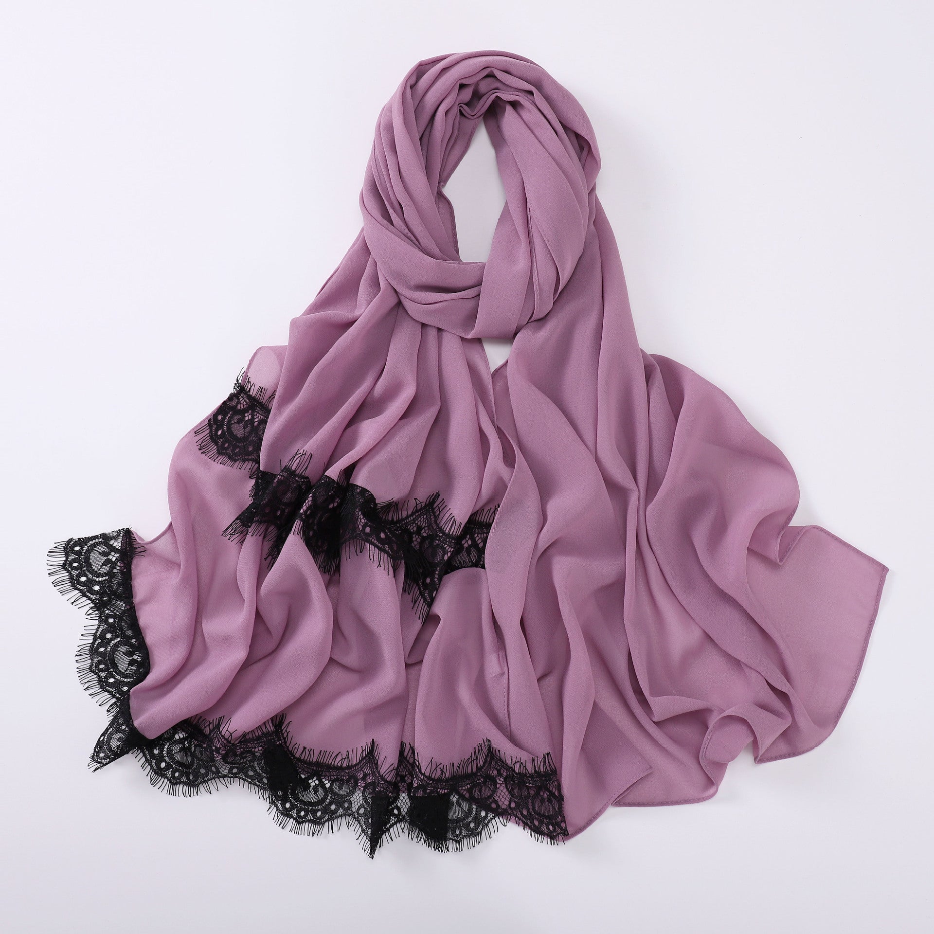 New chiffon eyelash lace scarf  scarf Middle East and Africa headscarf